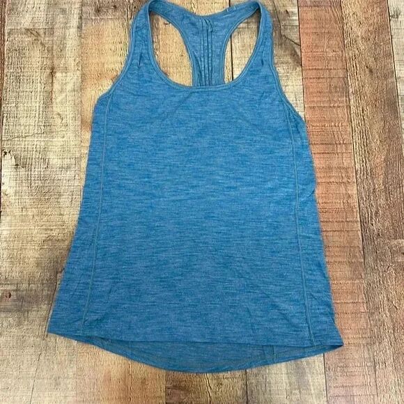 Lululemon Tops - Lululemon Hotwave Tank Heathered Tofino Teal